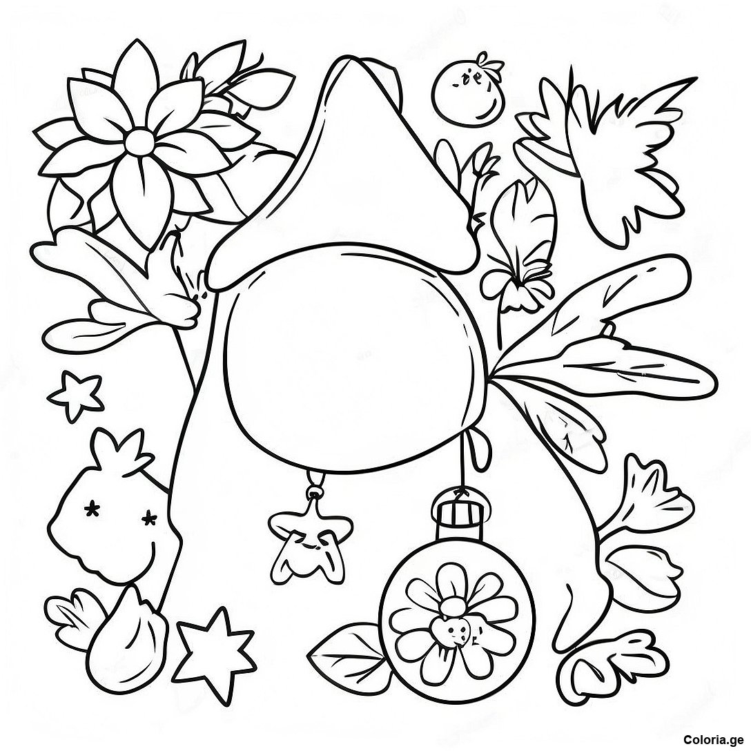 Page à colorier Coloriage Des Décorations Colorées De Las Posadas imprimable gratuitement de la collection Divers — dessin en noir et blanc pour enfants et adultes.