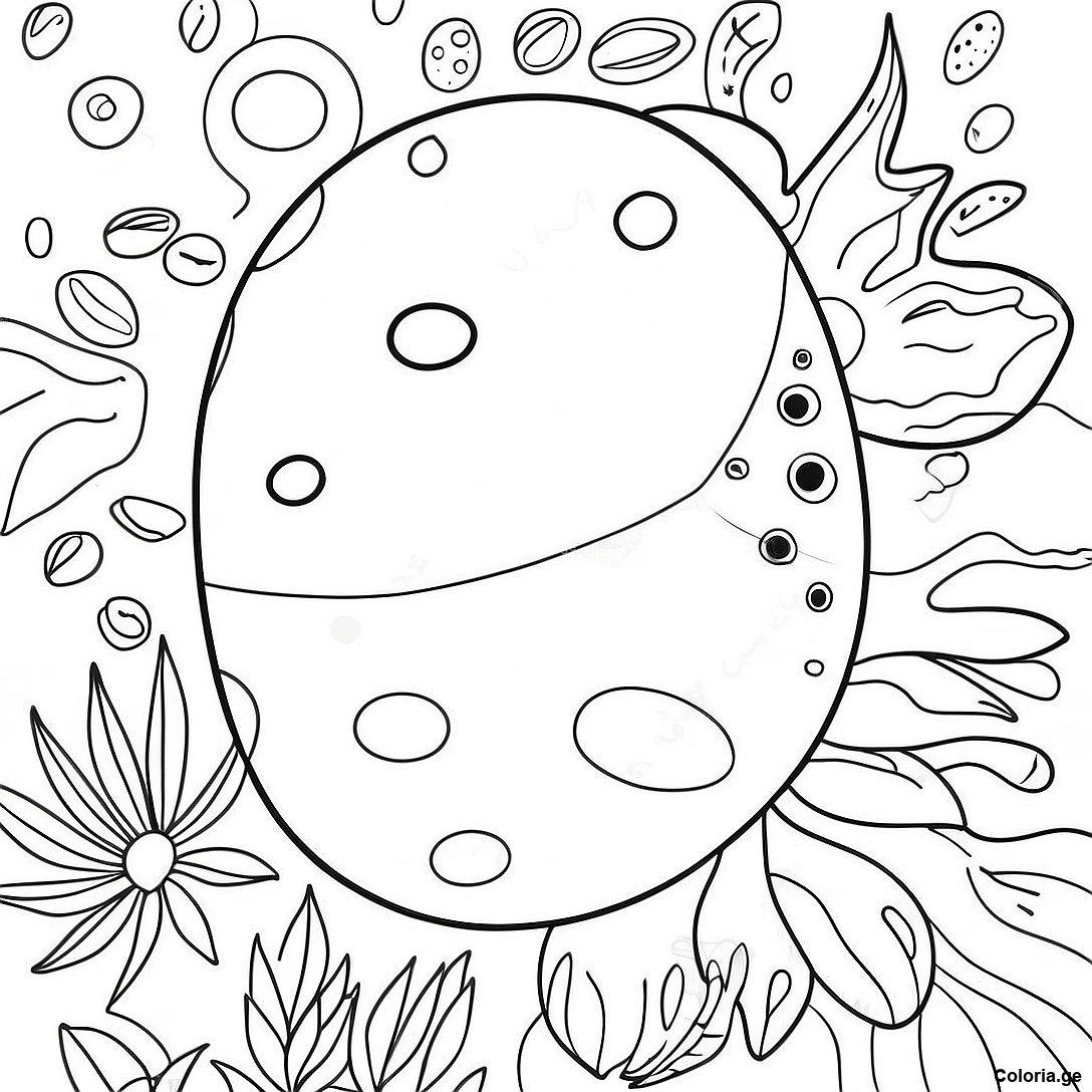 Page à colorier Page De Coloriage De Cellule Végétale Réaliste imprimable gratuitement de la collection Éducatif — dessin en noir et blanc pour enfants et adultes.