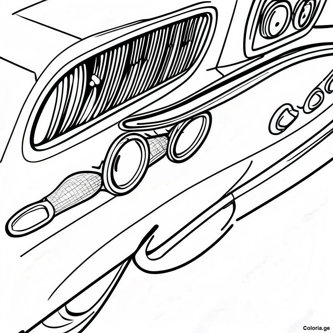 Page à colorier Page De Coloriage Des Chargeurs Vintage imprimable gratuitement de la collection Sports — dessin en noir et blanc pour enfants et adultes.