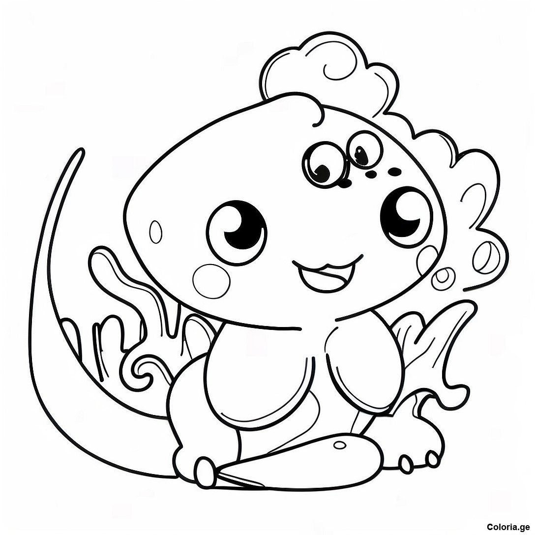 Page à colorier Page De Coloriage Pokémon De Type Eau imprimable gratuitement de la collection Pokemon — dessin en noir et blanc pour enfants et adultes.
