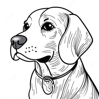 Beagle Pages À Colorier