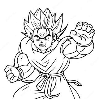 Gohan Bête Pages À Colorier