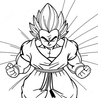 Page De Coloriage De La Transformation De Gohan Beast 100165-38808