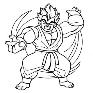 Page De Coloriage De Gohan Beast Avec Une Aura 100168 38819