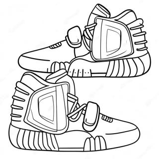 Chaussure Yeezy Pages À Colorier