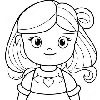 Page De Coloriage Rainbow Brite 100495-39067