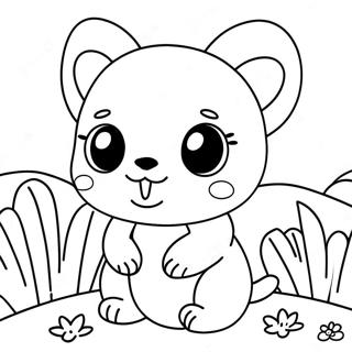 Animal Kawaii Mignon Pages À Colorier