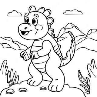 Page De Coloriage Aventureuse Deep Crood 100598-39150