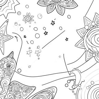 Page De Coloriage De Constellation Fantaisiste 100652-39197