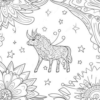 Page De Coloriage De Constellation Fantaisiste 100652-39198