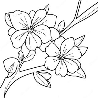 Page De Coloriage De Fleur De Sakura 100675-39205