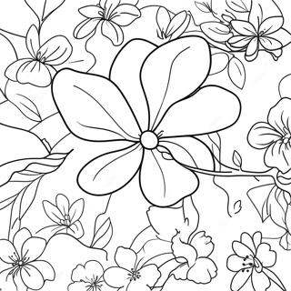 Page De Coloriage De Fleur De Sakura 100675-39208