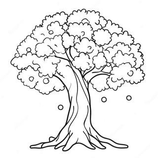 Page De Coloriage Dun Arbre De Sakura Mignon 100676-39209