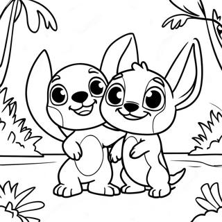 Lilo Stitch Pages À Colorier