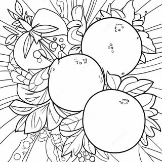 Page De Coloriage Orange 100854-39348