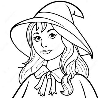 Page De Coloriage Chretienne De Sorciere Fidele 100883 39384
