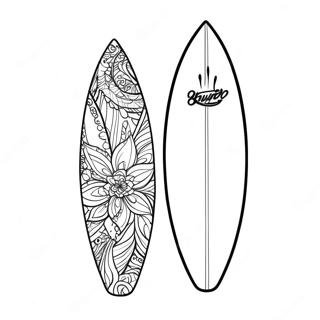 Page De Coloriage De Planche De Surf 100930-39406