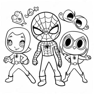 Page De Coloriage De Spidey Et Ses Amis Incroyables 101136-39567