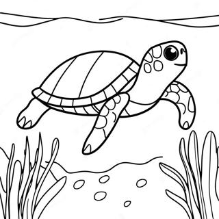 Page De Coloriage De Tortue De Mer 101291-39687