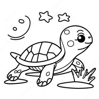 Page De Coloriage De Mignonne Tortue De Mer Bebe 101292-39797
