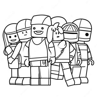 Page De Coloriage Roblox Pour Filles 101316 39815