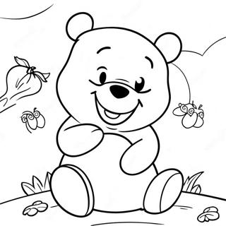 Page De Coloriage Winnie Lourson Halloween 101495-39954