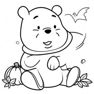 Page De Coloriage Winnie Lourson Halloween 101495-39955