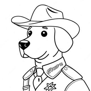 Page De Coloriage Labrador Sherif 101677-40096