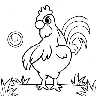 Coq Pages À Colorier