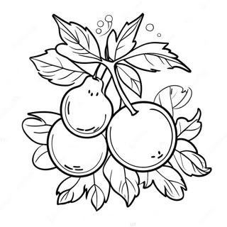 Page De Coloriage Des Fruits Colores De Tu Bishvat 101908-40278