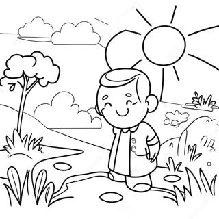 Page De Coloriage Dune Scene Coloree Pleine Despoir 102168-40481