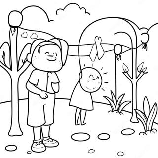 Page De Coloriage Dune Scene Coloree Pleine Despoir 102168-40482