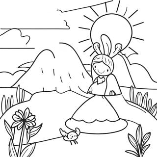 Page De Coloriage Dune Scene Coloree Pleine Despoir 102168-40484