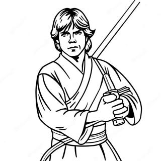 Luke Skywalker Pages À Colorier