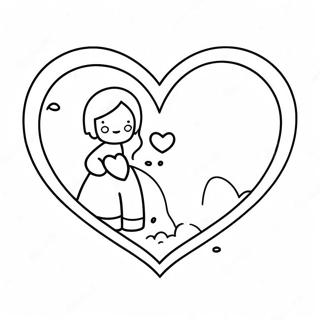 Page De Coloriage Maman Coeur Mignonne 102219 40524