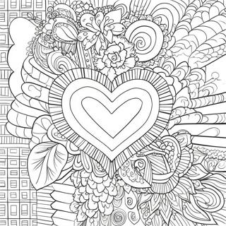 Page De Coloriage Maman Coeur Creative 102220-40526
