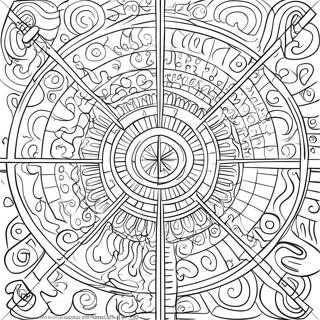 Page De Coloriage De Grille Mystere Difficile 102736-40930