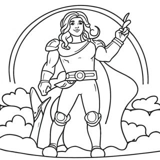 Page De Coloriage Victorieuse 102810-40975