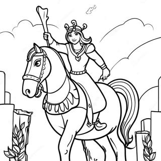 Page De Coloriage Victorieuse 102810-40976