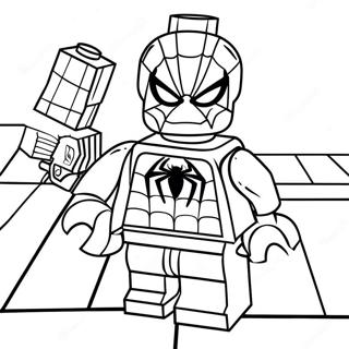 Spiderman Lego Pages À Colorier