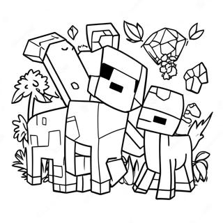 Page De Coloriage Danimaux Minecraft 103069-41174