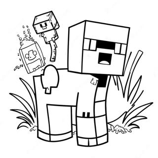 Page De Coloriage Danimaux Minecraft 103069-41176