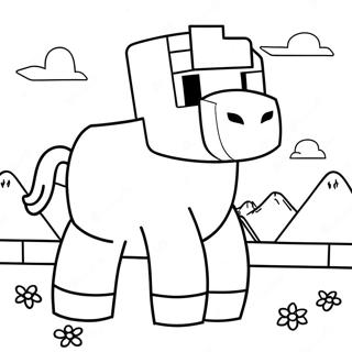 Page De Coloriage De Mouton Mignon Minecraft 103070-41177