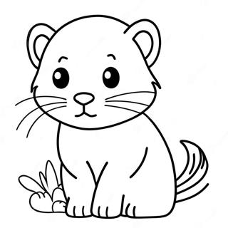 Page De Coloriage Furet 103145-41236