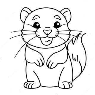 Page De Coloriage Furet Joueur 103146-41238