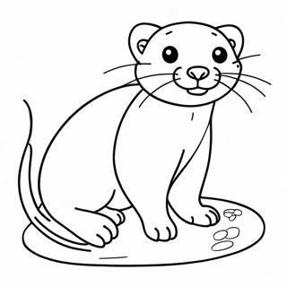 Page De Coloriage Furet Joueur 103146-41240
