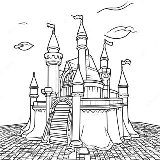 Page De Coloriage De Chateau De Briques Lego Creatif 103197-41281