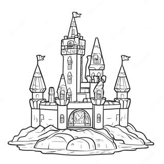 Page De Coloriage De Chateau De Briques Lego Creatif 103197-41282