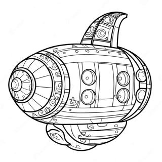 Page De Coloriage De Vaisseau Spatial De Briques Lego Amusant 103198 41285