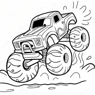 Monster Jam Pages À Colorier